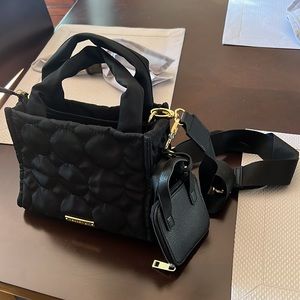Madden Girl Mini Tote Crossbody Bag + Key Wallet